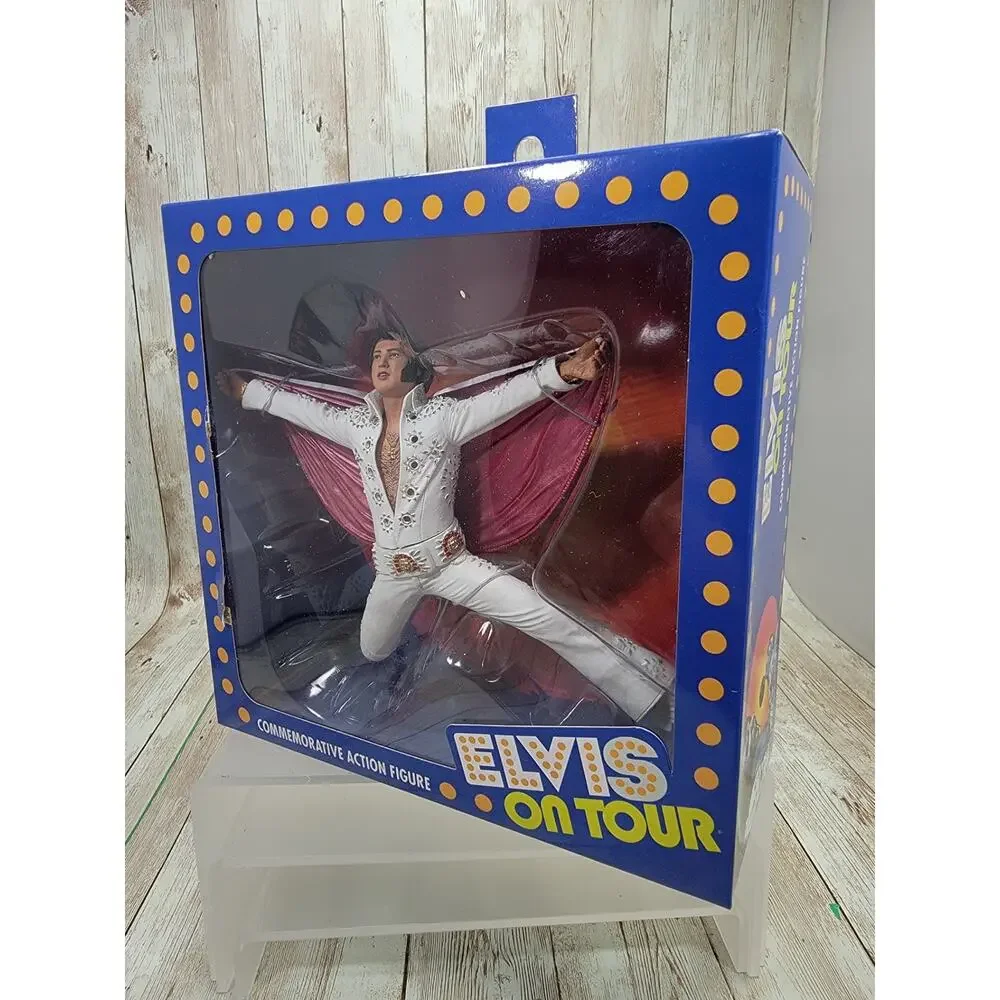 NECA Elvis Presley On Tour Live 1972 Commemorative 7 Inch Music Action Figure